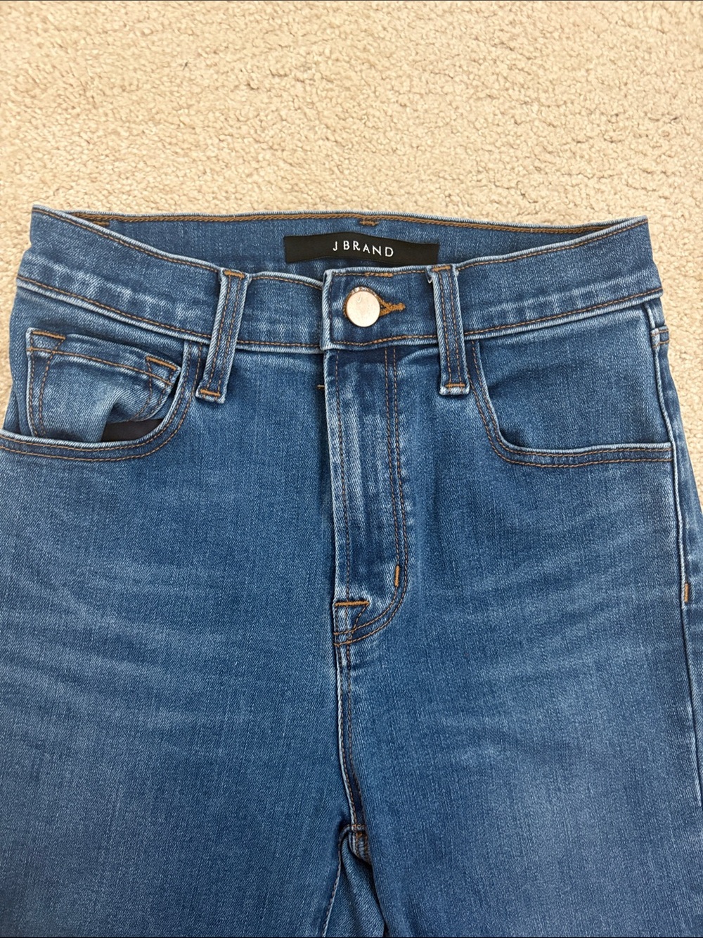 J Brand Skinny Jeans Size 24 Medium Wash Stretch Denim